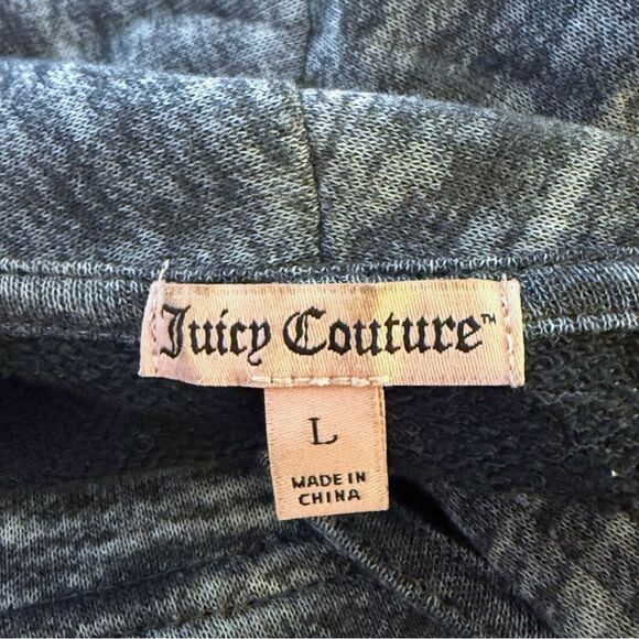 Juicy Couture Sleeveless Knit Cardigan Bling Sequin Trim, Size Large— Y2K Vibes - Picture 8 of 10